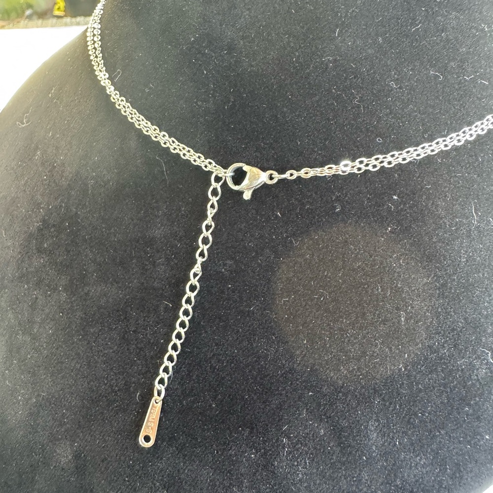 ‼️FINAL SALE ‼️Adjustable Stainless Steel Layered Necklace - Picture 5 of 5